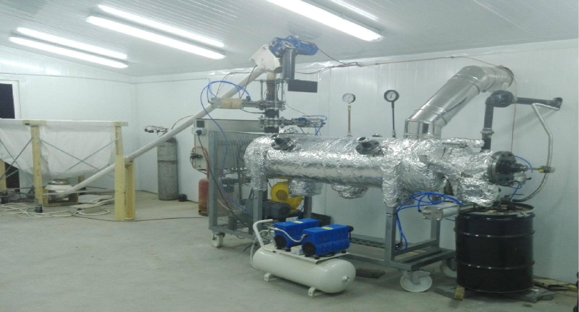 Circular Energies 1 tonne per day reactor system installed in its development facility